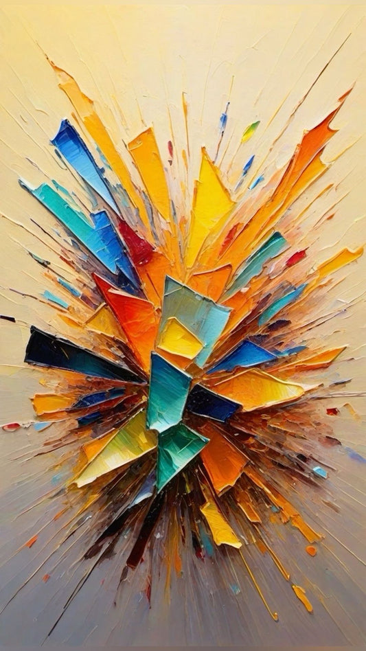 Explosion of Beauty - Colorful Burst